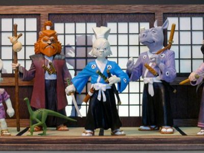These are the Usagi Yojimbo Series 1 prototype statues and display diorama we created for a collaboration with Roku to produce the stop motion animated short, "The Last Request."  	
