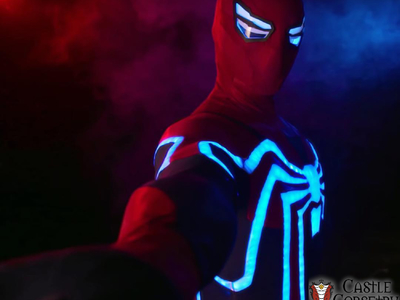 We designed and created the lighting effects and Castle Corsetry created this suit in a collaboration for this Marvel’s Spider-Man Velocity Suit costume for Becoming Marvel, seen here on the Marvel stage at Comic Con International San Diego. https://youtu.be/4z1kq5Vrn_E	