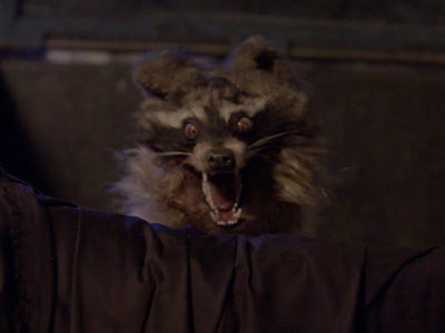 This is a life size, animatronic, raccoon hand puppet used in an upcoming experimental film collaboration between Fonco Studios and Pixelogic staring James Hong. 	