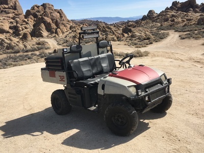 We customized this functional, planetary exploring, off-road vehicle  for the Alien Expedition feature film.	