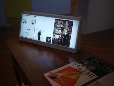We fabricated this prop replica of a photographer's light box for a museum installation based on the film Funny Face, starring Audrey Hepburn and Fred Astaire in New York.	